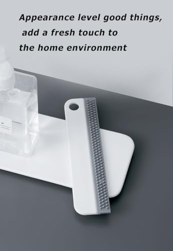 All-Purpose Mini Soft Rubber Window Squeegee Window Scrubber Scraper Glass Cleaning Squeegee Tool for Glass,Shower Door,Mirrors,Bathroom,Kitchen Countertops,Car Windshield (1)