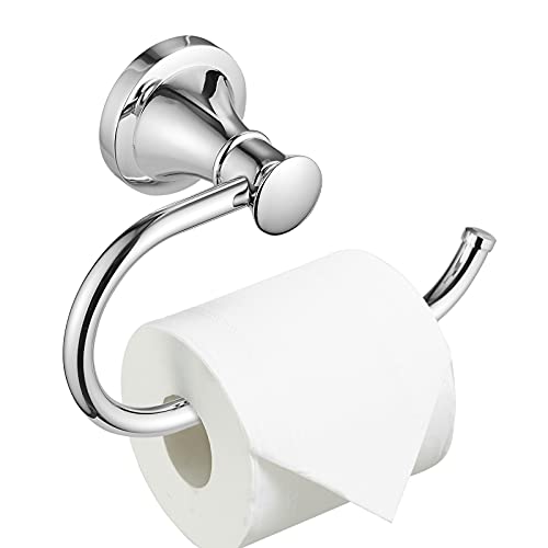 BESy Polished Chrome Toilet Tissue Paper Holder Polished Chrome Bathroom Accessories Toilet roll Paper Hanger, Wall Mounted, Rustproof - color: Polished Chrome