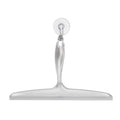 iDesign Plastic Bath Squeegee for Glass with Suction Hook Holder – 12", Clear - color: Clear, style: Pack of 1