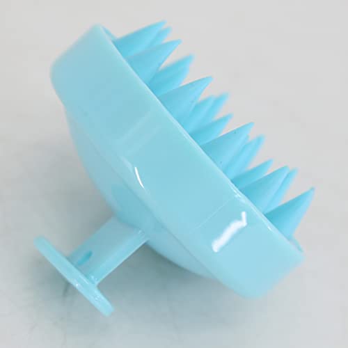 BTWTRY Light Green Hair Shampoo Brush Scalp Care Hair Brush with Soft Silicone Care Scalp Massager for The Scalp Exfoliate and Deep Scalp Cleansing (Light Green) - color: Light Green