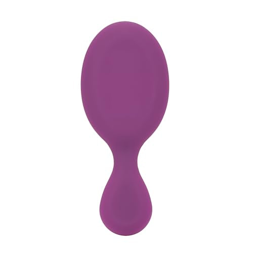 Wet Brush Mini Detangler Hair Brush, Purple Frost, Detangling Travel Hairbrush, Ultra-Soft IntelliFlex Bristles Glide Through Tangles with Ease, Pain-Free, All Hair Types - color: Purple Frost, size: 1 Count (Pack of 1)