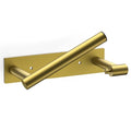 FORIOUS Toilet Paper Holder, Adhesive or Screw Wall Mount Pivoting Tissue Roll Holder, Stainless Steel Self Adhesive Toilet Paper Roll Holder no Drilling (Brushed Gold, Square) - color: Brushed Gold