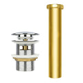 Free Standing Tub Drain Kit, Freestanding Tub Drain, Pop-Up Freestanding Bathtub Drain Stopper, Compatible with Freestanding Bathtub Drain Rough-in Kit (Chrome) - color: Chrome