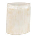 Creative Scents Rustic Luxe Small Bathroom Trash Can 1.53 Gal / 5.8L - Oval Bathroom Garbage Can Bin for Modern Farmhouse Decor - Small Waste Basket for Bathroom and Bedroom - style: Trash Can