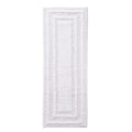 Eddie Bauer - Bathroom Rug, 100% Soft Plush Tufted Cotton Runner Rug, Highly Absorbent, Quick-Dry, and Skid-Resistant Backing (Logan White, 22" x 60") - color: White, style: 22" x 60"