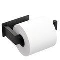 Auxmir Adhesive Toilet Paper Holder, No Drilling Toilet Roll Holder Wall Mount, Premium Thicken SUS304 Stainless Steel, Rustproof Toilet Tissue Holder for Bathroom Kitchen Washroom RV, Matte Black - color: Toilet Paper Holder-black