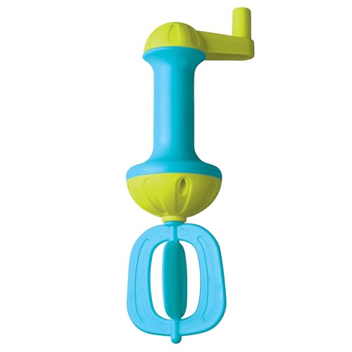 HABA Toddler Bath Toys: Bubble Bath Kids Whisk - for Kids' Sensory Play, Motor Skills, and Bath Time Fun, Blue - style: Blue