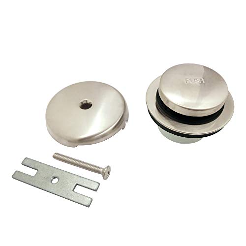 Kingston Brass DTT5302A6 Easy Touch Toe-Tap Tub Drain Kit, Polished Nickel - color: Polished Nickel