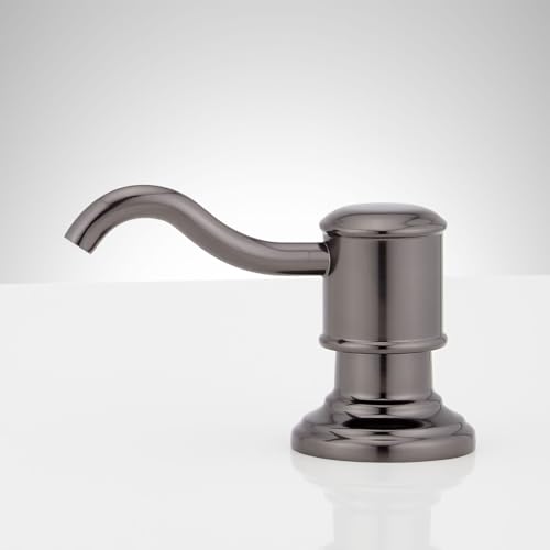 Signature Hardware 483670 Amberly Soap Dispenser - color: Gunmetal