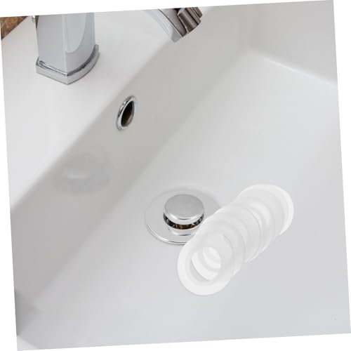 GLEAVI 10pcs O-Ring Gasket Washer Set Silicone Basin Sealing Ring Bath Drain Tub Stopper Gasket Tub Spout Spout Cover Kitchen Sink Strainer Washer for Bathroom Sink Drain Bath Overflow