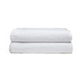 Cozy Earth Ribbed Bath Sheet Set - 60% Cotton 40% Viscose from Bamboo Bath Sheets - Soft & Absorbent Textured Ribbed Pattern - 2 Pack White - color: White, size: Bath Sheet