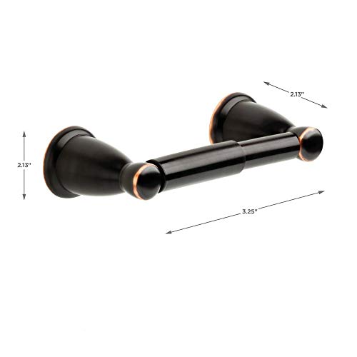 Franklin Brass 5-Piece Oil Rubbed Bronze Bathroom Set (2) Towel Racks, Ring, Toilet Paper Holder, Hook | Kinla Bath Accessories - color: Oil Rubbed Bronze, style: 5-Piece Bath Accessory Set