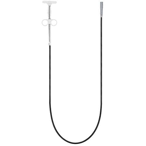 HARFINGTON Flexible Grabber Claw Pick Up Tool 35 Inch 4 Claws Stainless Steel Sewer Cleaning Hook Unclog Sink Sewer Hair Drain Cleaner Tool Sink Unclogger for Toilet Bathtub Sewer White - color: White, size: 35 Inch