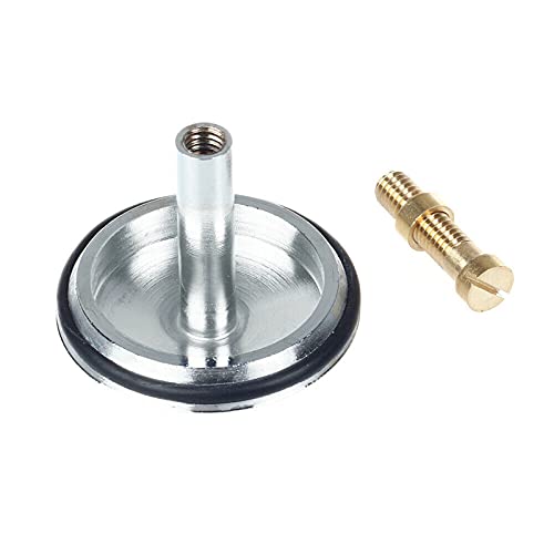 2Pcs Bathtub Drain Stopper Bathroom Bath Tub Sink Plug Replacement 43mm, Silver