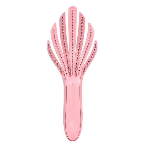 Wet Brush Go Green Curl Detangler, Plant Based, Pink | Ultra Soft IntelliFlex Bristles Designed for Curly Hair, Plant Based Eco-Friendly Materials, Gently Detangles, No Breakage - color: Pink, size: 1 Count (Pack of 1)