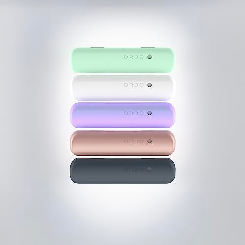 ORDO Sonic+ Toothbrush Travel Case, portable USB Charging, Pearl Violet | Sonic toothbrush holder, durable design, secure magnetic closure, travel friendly, toothbrush not included - color: Pearl Violet
