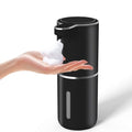 Automatic Soap Dispenser – Touchless Foaming Soap Dispenser 400ml USB Rechargeable Dispenser Electric Wall Mounted 4levels Adjustable Foam Dispenser Pump for Bathroom Kitchen Dish Soap(Black) - color: Black, style: Foam