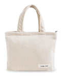 Wudygirl Makeup Bag Travel Cosmetic Bag for Women Small Makeup Pouch with Handle Zipper Cosmetic Pouch Handbag Aesthetic 8.3" x 6.7"(Beige) - color: Beige