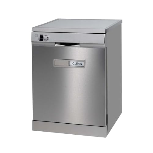 HIC Kitchen Dishwasher Clean Dirty Indicator Magnet, 18/8 Stainless Steel - style: Dishwasher Clean/Dirty Magnet