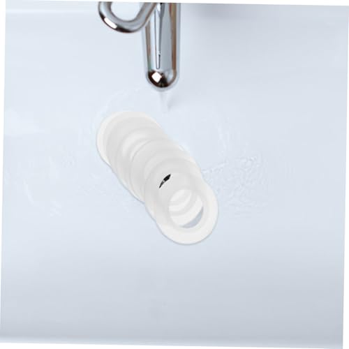 GLEAVI 10pcs O-Ring Gasket Washer Set Silicone Basin Sealing Ring Bath Drain Tub Stopper Gasket Tub Spout Spout Cover Kitchen Sink Strainer Washer for Bathroom Sink Drain Bath Overflow