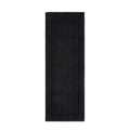 Calvin Klein - Bath Runner Rug, Soft & Absorbent Bathroom Rug, Modern Bathroom Essentials (Essence Black, 22" x 60") - color: Essence Black, size: 1'10" x 5' (Rectangular)