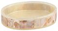 Milano Soap Dish for Bathroom - Decorative Dry Bar Holder Finished in Beautiful Mother of Pearl - Durable Resin Design - Best Dishes for Sink/Bath/Shower/Bathtub Decor - style: Soap Dish
