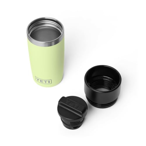 YETI Rambler 12 oz Travel Bottle, Stainless Steel, Vacuum Insulated with Leakproof Commuter Cap, Grasshopper - color: Grasshopper, size: 12 Ounces