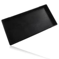 Small Bathroom Vanity Tray, 8 inch x 4 inch, Black | Mini Soap Dispenser, Rectangular Serving Tray, For Candle, Lotion Bottles, Scrubber - color: Black, size: 8" x 4" x 0.7"