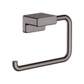 hansgrohe AddStoris Roll Holder without Cover in Brushed Black Chrome 3-inch Accessories in Brushed Black Chrome, 41771340 - color: Brushed Black Chrome