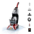 Hoover PowerScrub Deluxe Carpet Cleaner Machine, Deep Cleaning Carpet Shampooer Machine, SpinScrub Brushes, HeatForce Drying, Pet & Upholstery Tools, Pair with Hoover Carpet Cleaner Solution - style: PowerScrub Deluxe