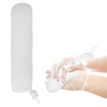 Long Handle Bath Brush, Anti-Slip Curve Handled Bath Body Brush, Back Scrubber for Shower, Easy Reach for Seniors, Suitable for Elderly/Pregnant Aid Bathing & Shower(Not Include Brush Handle) - size: White-h
