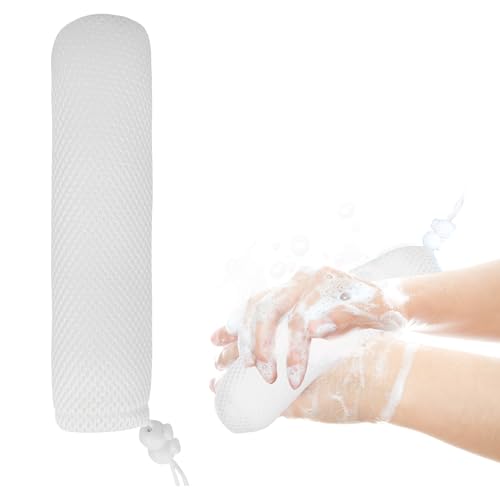 Long Handle Bath Brush, Anti-Slip Curve Handled Bath Body Brush, Back Scrubber for Shower, Easy Reach for Seniors, Suitable for Elderly/Pregnant Aid Bathing & Shower(Not Include Brush Handle) - size: White-h