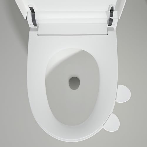 Toilet Seat Lift Handle, Toilet Lid Lifter, Avoid Touching the Toilet Lid, for Home, Office, and Toilet Training - Easy to Use, 2 Piece Set - color: White, size: 2XL