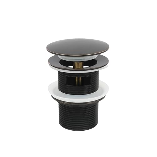 Freestanding Bathtub Drain Pop-up Stopper, Suitable for Most Bathtubs, Compatible With Drain Rough-in Kit (Oil Rubbed Bronze) - color: Oil Rubbed Bronze