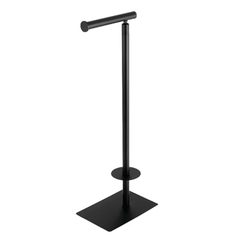 Kingston Brass CC8000 Claremont Freestanding Toilet Paper Holder, Matte Black - color: Matte Black