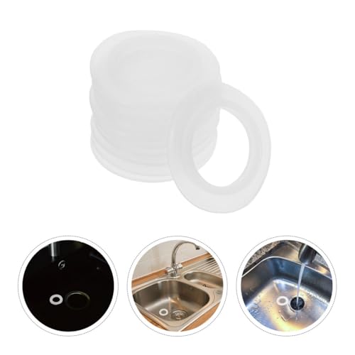 10Pcs Silicone Bathtub Drain Plug Gaskets Universal Sink Seal Rings Basin Washer Leakproof Bathroom Plumbing Accessories 1.49In