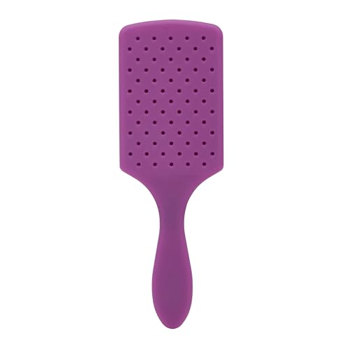 Wet Brush Paddle Detangler Hair Brush, Purple Frost - Ultra-Soft IntelliFlex Detangling Bristles with AquaVent Design - Spread Hair Treatments Evenly - Glides Through Tangles For All Hair Types - color: Purple Frost, size: 1 Count (Pack of 1)