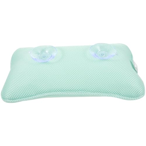 Ipetboom Bathtub Pillow for Head and Neck,3D Mesh Bath Cushion with Suction Cups, 11.4x7.5 in Non Slip Washable Spa Support for Tub Relaxing, Shower Room, Hotel and Home Soaking