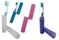 American Comb Toothbrush Holder (Blue,Pink,White,Purple) Made in USA, with Ventilation Holes, for Toothbrush Covers, Toothbrush Holder, Toothbrush Soft, Durable Design, Hygienic Bathroom Accessory - color: Blue,pink,white,purple