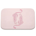 Preppy Pink Leopard Bath Mat | Cheetah Bathroom Rugs, Non Slip, 16x24 - color: Leopard