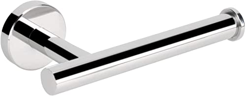NearMoon Bathroom Toilet Paper Holder, Premium SUS304 Stainless Steel Rustproof Wall Mounted Toilet Roll Holder for Bathroom, Kitchen (1 Pack, Chrome Finish) - color: Chrome Finish