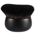 Extra Large Body Makeup Brush for Self Tanner, 75mm Leg Makeup & Bronzer Blend Kabuki Brush Ultra Soft Dense Vegan Bristles for Body Makeup, Oval Face & Back, Tattoo Cover up, Wet & Dry Use (Black)