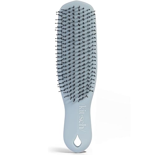 Kitsch Scalp Renewal Brush - Exfoliating & Scalp Massager for Hair Growth, Gentle Head Massage Brush to Remove Buildup, Boost Circulation & Relaxing Head Scrubber for Washing Hair - Haze Blue - color: Haze Blue