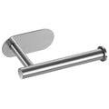 LAYUKI Toilet Paper Holder,Adhesive,Matt Black,Wall Mount,Toilet Paper Roll Holder,no Drilling,Bathroom/Rv/Washroom, SUS 304 Stainless Steel, Rustproof (Black, 1 Piece) - color: Siler, size: 1 Piece