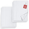 Pearl Linens Pack of 12 100% Cotton Bath Mat 18x25 inches, Soft & Absorbent Quick Dry Bathroom Mat Set, Not Bathroom Rugs, After Shower Mat, Bath Tub Mat, 781 GSM, Machine Washable, White - color: White, size: 18x25 - Set of 12