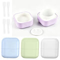 Travel Containers for Toiletries, TSA Approved 0.3 oz Leak-proof Silicone Travel Jars for Cream, BPA-Free Travel Size Container with Lid for Cosmetic Shampoo Cream - size: 10ML