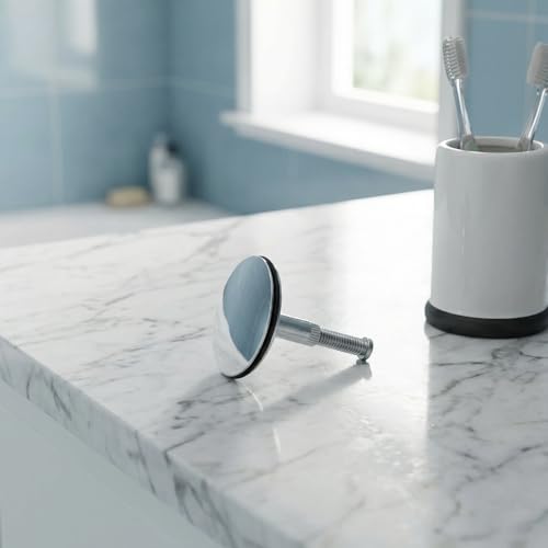Universal Bathtub Sink Drain Stopper & Plug in One, Copper Hair Catch - color: Black, size: 6.7X4.3X4.3CM