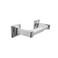 SENTO Chrome Toilet Paper Holder Wall Mount, Double Post Tissue Toilet Paper Holder, Easy Installation, Heavy Duty Metal, Polished Chrome - color: Polished Chrome