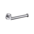 TASTOS Brushed Nickel Toilet Paper Holder SUS304 Stainless Steel, Modern Round Tissue Roll Holders Wall Mount, Toilet Paper Roll Dispenser Bathroom 5 inch TP Holder for Kitchen Washroom - color: Brushed Nickel