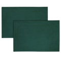 Tens Towels Pack of 2 Bath Mats 100% Cotton, 20 x 32 Inches, Super Absorbent, Hotel Quality Premium Floor Towels, Luxurious, Soft & Quick Dry, Not a Bathroom Rug (Hunter Green) - color: Hunter Green